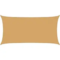 vidaXL Voile d'ombrage 160 g/m² rectangulaire sable 4x7 m PEHD