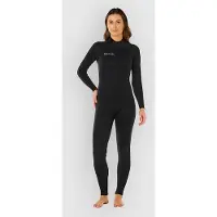 Rip Curl Trad 4/3 Mm Woman Long Sleeve Back Zip Neoprene Suit Noir 6 Femme