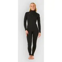 Rip Curl Dawn Patrol 4/3 Mm Woman Long Sleeve Chest Zip Neoprene Suit Vert 6T Femme