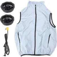 OEM Gilet de protection avec port USB - Combinaison climatisée - 3 niveaux de réglage - Vêtements de travail (XL)