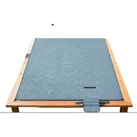 OEM Couverture de pique-nique Rootz - Tapis d'extérieur - Couverture de plage - 200 x 200 cm - Imperméable et portable - 4 piquets de fixation inclus