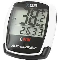 Massi & Stracke Ordinateur de vélo Massi 9 0 Functions Blanc Blanc One Size