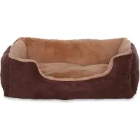 Famanu Lit de luxe pour chien – Coussin pour chien en plastique souple