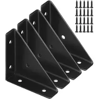 OEM Cornière en acier laminée à froid en 4 parties, de forme triangulaire, lourde