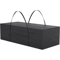OEM Sac de transport pour coussins de jardin - Résistant aux UV - 1 pièce - Noir - Tissu Oxford - 173 x 76 x 51 cm