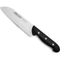 Arcos Couteau Santoku Maitre 151600 en acier inoxydable Nitrum et mangue en polypropylène avec lame de 17 cm sous blister.