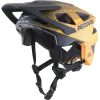 Alpinestars Vector Pro A2 casque de vélo, noir/marron clair, S (51-55)