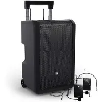LD Systems ANNY 10 BPH 2 B5 enceinte sono portable avec micros serre-tête sans fil (584 - 608 MHz)