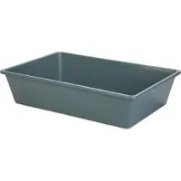 Beeztees Bac à litière Tray 2 bleu-gris 50 x 35 x 12 cm