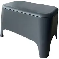 Toomax Petra Table + boîte, plastique, graphite Z0183M0--9700