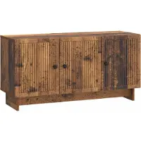 vidaXL Meuble TV 99 x 34,5 x 50 cm en bois recyclé et panneaux dérivés du bois