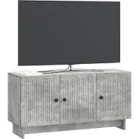 vidaXL Meuble TV 99 x 34,5 x 50 cm, gris béton, aggloméré