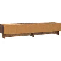 vidaXL Meuble TV en bois recyclé 147 x 34,5 x 30 cm, aggloméré