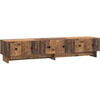 vidaXL Meuble TV 147 x 34,5 x 30 cm en bois recyclé et panneaux dérivés du bois