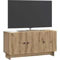 vidaXL Meuble TV en chêne Artisan 99 x 34,5 x 50 cm, aggloméré