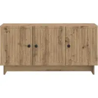 vidaXL Meuble TV 99 x 34,5 x 50 cm en bois d'ingénierie « chêne artisanal »