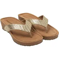 Lazamani Leia Teenslippers - Goudkleur - Maat 37
