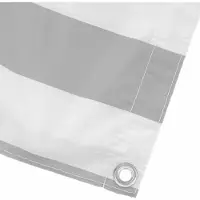 vidaXL Brise-vue pour balcon Gris clair et blanc 100 x 400 cm Tissu Oxford