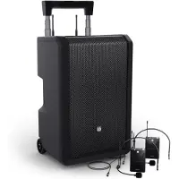 LD Systems ANNY 10 BPH 2 B8 enceinte sono portable avec deux micros serre-tête (823 - 832 MHz/863 - 865 MHz)