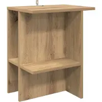 vidaXL Table basse en chêne Artisan 40 x 30 x 49 cm, bois d'ingénierie