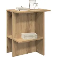 vidaXL Table basse, lot de 2, chêne artisanal, 40 x 30 x 49 cm, bois d'ingénierie