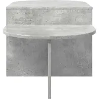 vidaXL Table basse gris béton 100 x 50 x 40 cm en aggloméré