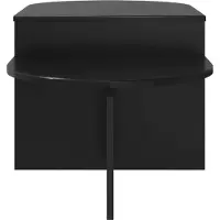 vidaXL Table basse noire imitation chêne 100 x 50 x 40 cm Bois composite