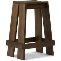 Normann Copenhagen Tabouret de bar Let 65 cm en frêne teinté marron