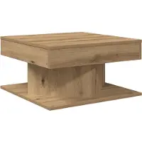 vidaXL Table basse Artisan-Chêne 55x55x30 cm Bois composite