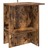 vidaXL Table basse, 2 pièces, chêne fumé, 40 x 30 x 49 cm, panneaux de particules