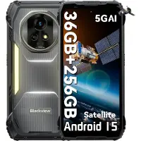 Blackview XPLORE 2 SATELLITE (5G - NFC - Écran 6.73'' - 256 Go, 12 Go RAM - 20 000 mAh) Noir