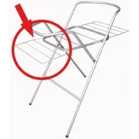 TEGA Séchoir pour support de bain blanc