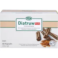 Med Pharma Service GmbH Diatruw Plus Capsules à l'extrait de cannelle pour maintenir un taux de glycémie normal, 60 capsules