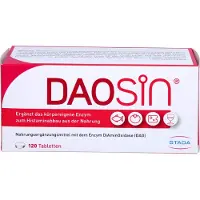 STADA Comprimés Daosin pour favoriser l'élimination de l'histamine, 120 comprimés