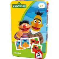 Schmidt Spiele 51451 Jeu "Apporte-moi" dans boîte métal Sesamstrasse, mémo