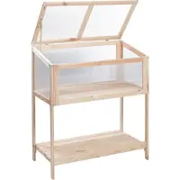 OEM Jardinière surélevée en bois pour balcon et jardin - Table de culture pour herbes aromatiques et légumes, 89 x 49 x 98 cm