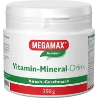 MEGAMAX Vita Mineral Drink cerise en poudre 350 g