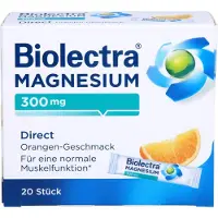 Hermes Arzneimittel GmbH Biolectra Magnésium 300 mg direct goût orange Pellets en sticks , 20 pcs. Sachets