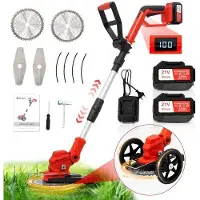 OEM Tondeuse à gazon sans fil, 18 000 tr/min, 2 batteries de 4 000 mAh, indicateur de charge