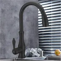 OEM Robinetterie de cuisine élégante avec bec extractible et arc haut