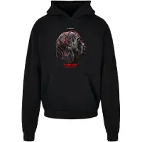Mister tee Sweat-shirt 'Flying High' gris / anthracite / rouge feu / noir