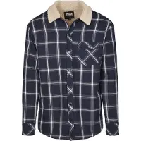 Urban Classics Veste mi-saison beige / bleu marine / bleu clair / blanc