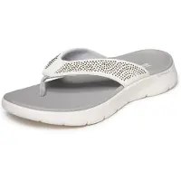 SKECHERS Go Walk Flex Sandal Maren Damen Zehentrenner Weiß