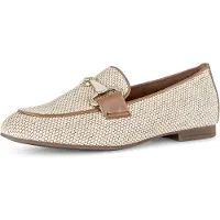 Gabor 85.214 Chaussures pour femmes - élégantes mocassins - chaussures basses beiges NEUVES