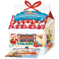Sonstige Verlage Trötsch : Notre petit lutin du sable et ses amis – Calendrier de l'Avent avec 24 mini-livres dans un emballage cadeau