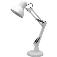 Eko-Light Lampe de bureau Nexa, blanche, 1 douille E27