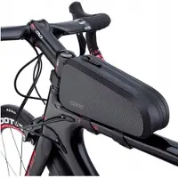 Fit4Med | Sacoche de vélo - noir - 22,5 X 10 X 6,4 Cm - étanche - 1,4 L