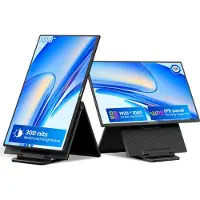 Blackview Table 10 Écran Portable 23,8" FHD IPS 100Hz, Moniteur Portable USB-C/HDMI, 100% sRGB, HDR, Haut-Parleur