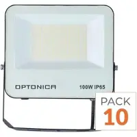 Silamp Pack de 10 - Projecteur 100W IP65 CCT - 3000K/4000K/6000K