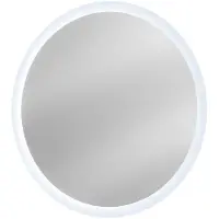 Meublorama Miroir salle de bain LED rond 60 cm sans cadre design
